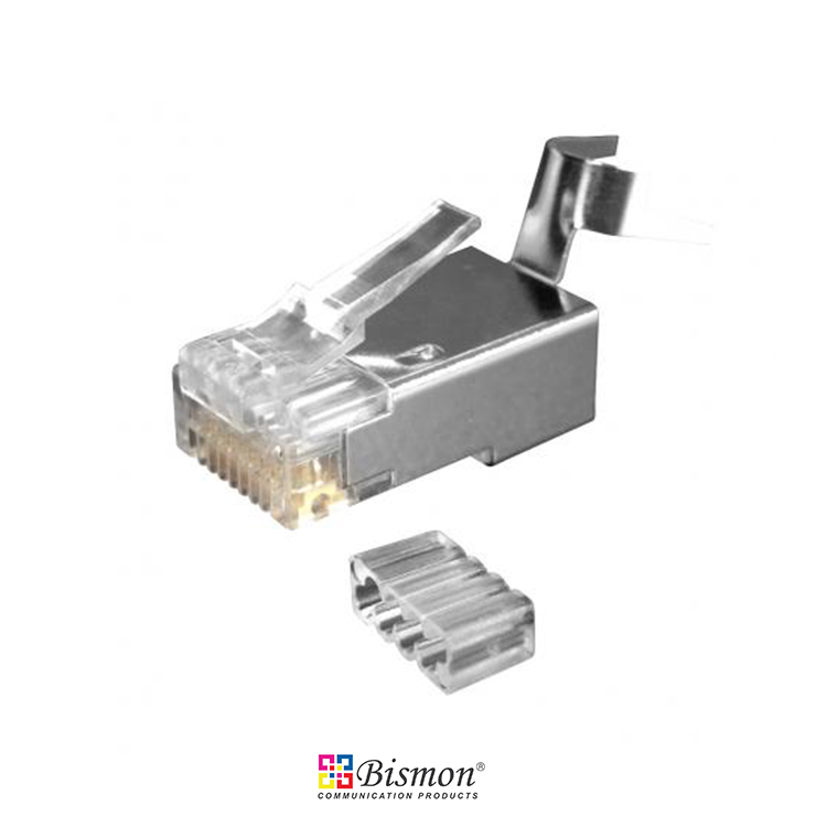 Cat.6A Shielded plug RJ45 Crimp (H:1.50mm) with insert bar